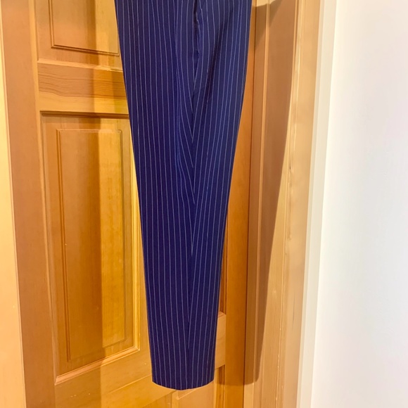 🔴REDUCED‼️💥EUC💥 Chico's Navy Striped Ankle Pants - Size 0 (US standard Size 4)✨ - Picture 5 of 15